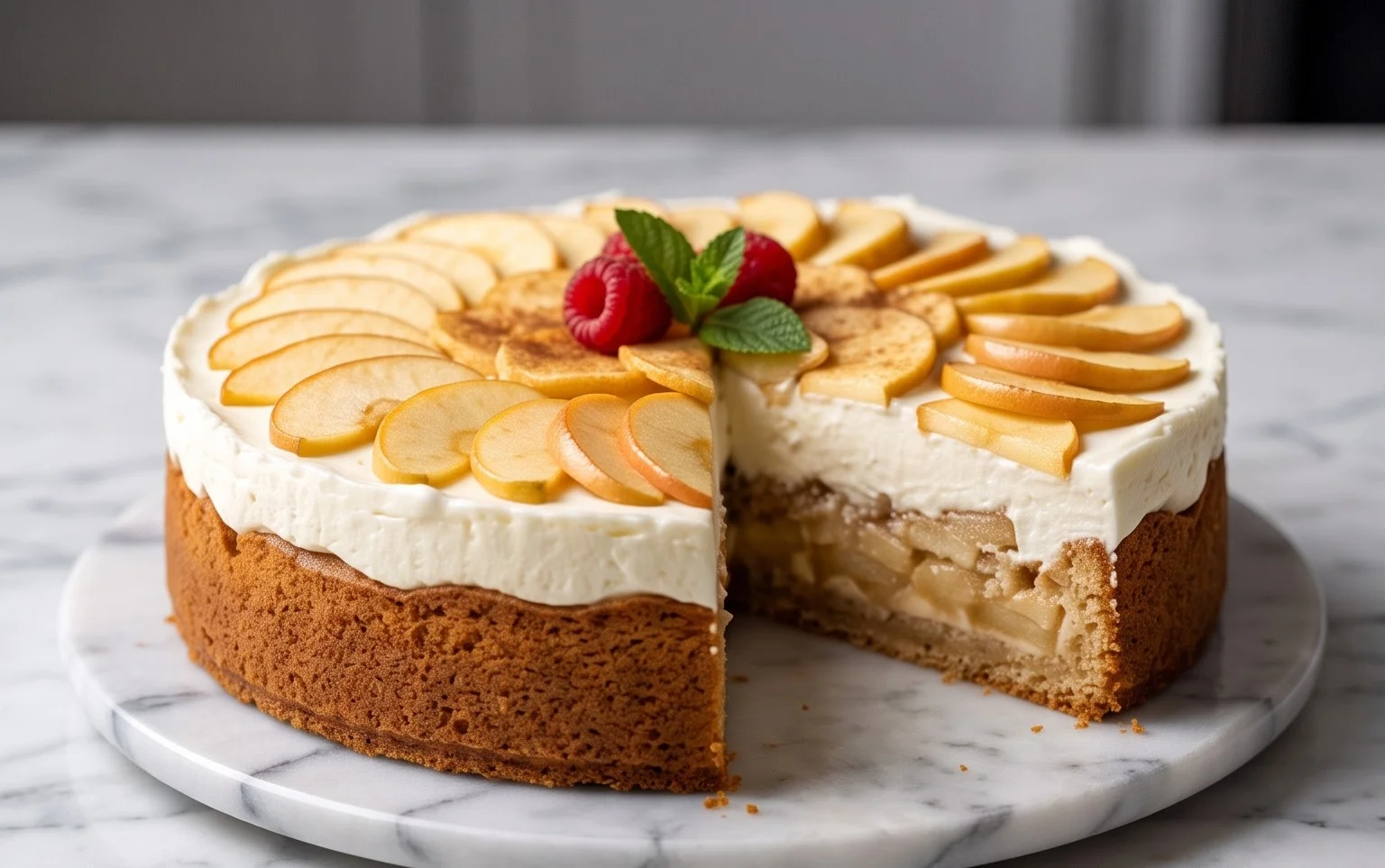 Cremige Apfel-Sahne-Torte: Rezept für den Klassiker