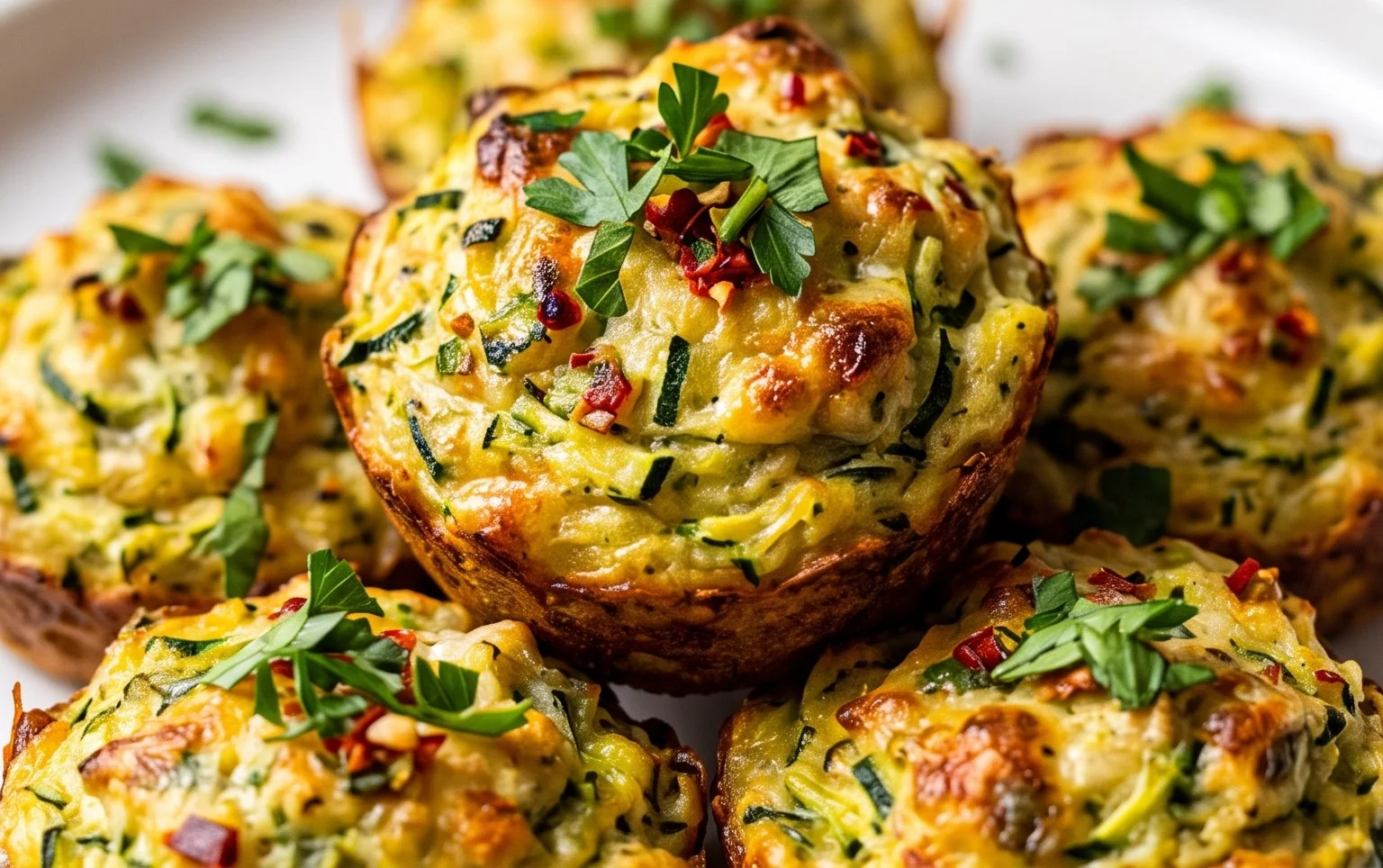 Zucchini Garlic Bites