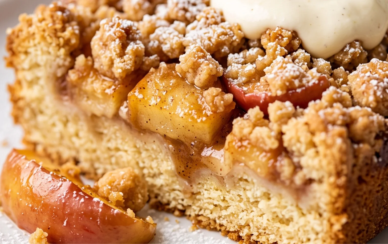 Apfelkuchen vom Blech mit Streusel – einfach lecker